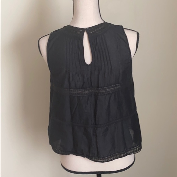 Madewell Black Sleeveless Tank Top Size XS - Picture 3 of 8